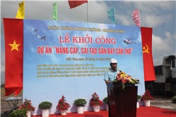 Lễ khới công dự án "Nâng cấp và cải tạo sân bay Cần Thơ"
