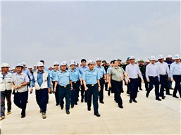 Thủ tướng Chính phủ Phạm Minh Chính kiểm tra tiến độ dự án Cảng Hàng không Quốc tế Long Thành